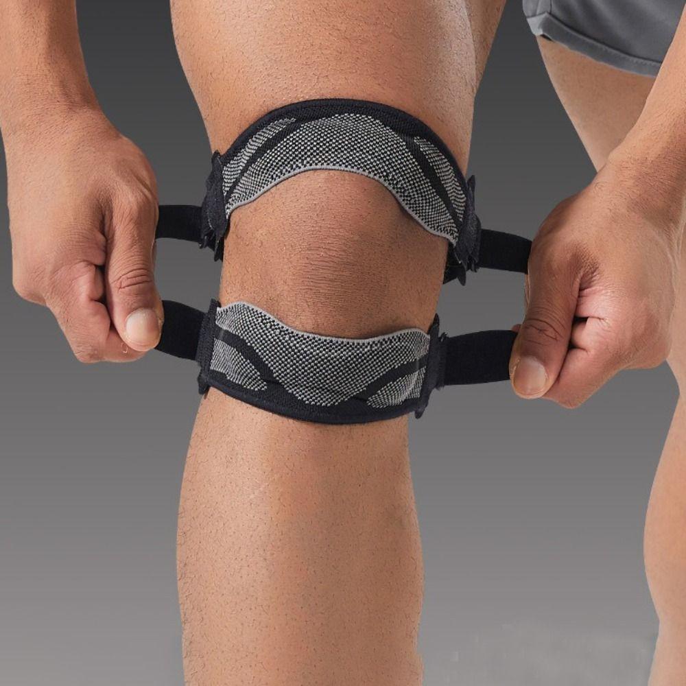 Double Straps Patellar Strap Adjustable Strap Knee Brace New Patella Pads  Basketball Games