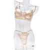 Popular Russia Satin Lingerie: Slim-Fit Anti-Sag Bra Set for Enhanced Shape