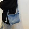 Y2K Vintage Handbag Street Style Solid Crossbody Bag Casual Denim Canvas Bag  Travel