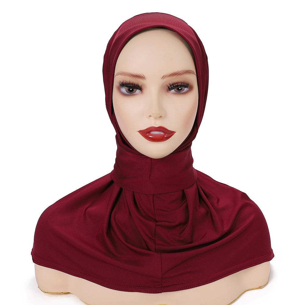 Ready To Go Wear Instant Hijab For Ladies Girls Women With Tie Back Buttons Premium Quality Jersey Scarf