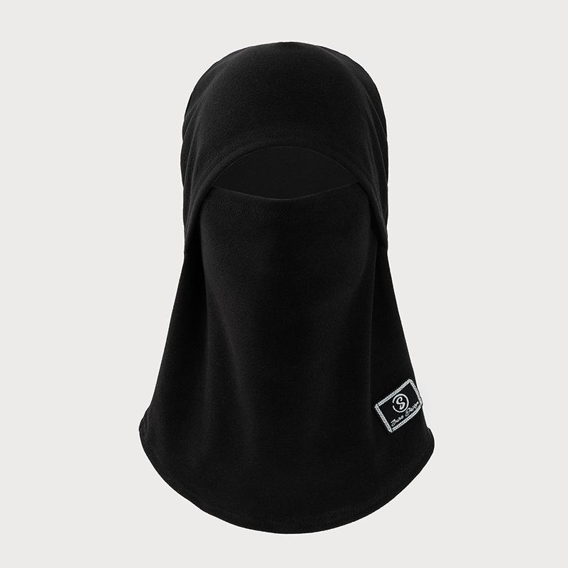 Women's Fleece-Lined Winter Cycling Face Mask & Neck Protector Hat