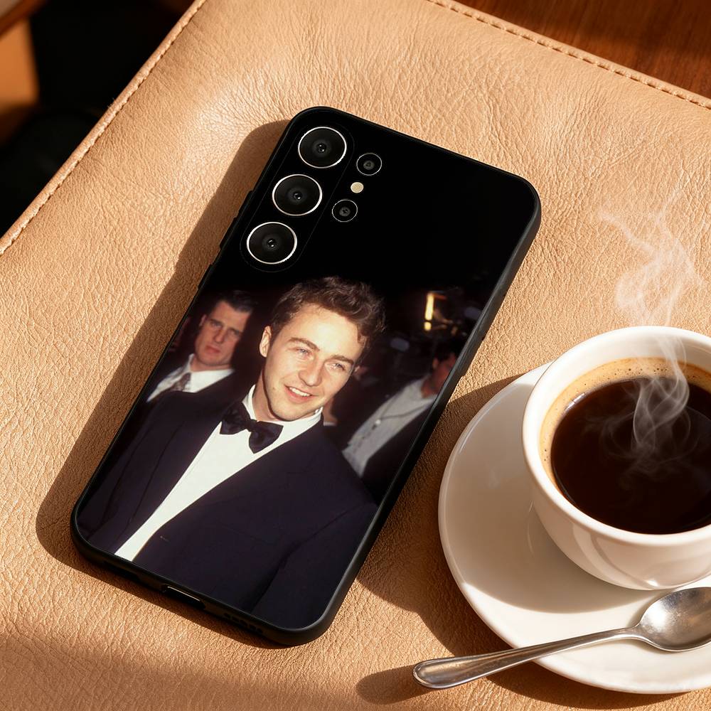

Edward Norton Acclaimed Actor Phone Case For Samsung S26,S25,S24,S21,S22,S23,S30,Ultra,S20,FE,Lite,10,9,Black Cover Samsung S24Plus