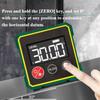 Four Sided Level Protractor Inclinometer Tilt Angle Box  Measurement Electronic Tool