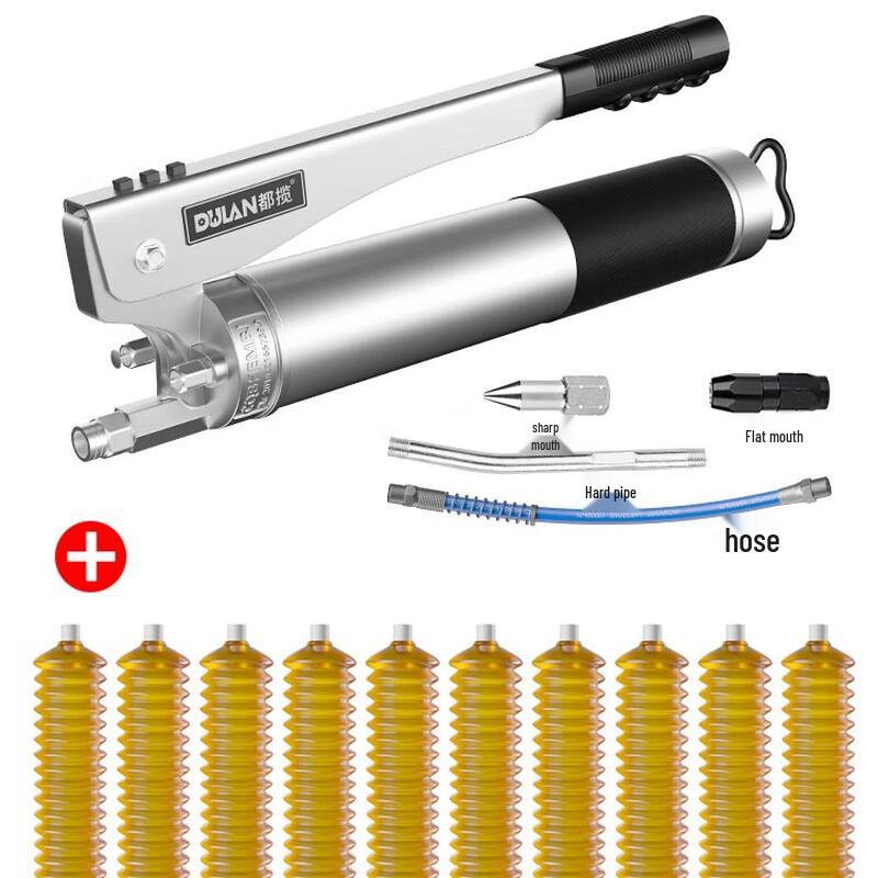 Ручной набор шприц-пистолет для смазки Wuyue с двойной шестерней из нержавеющей стали