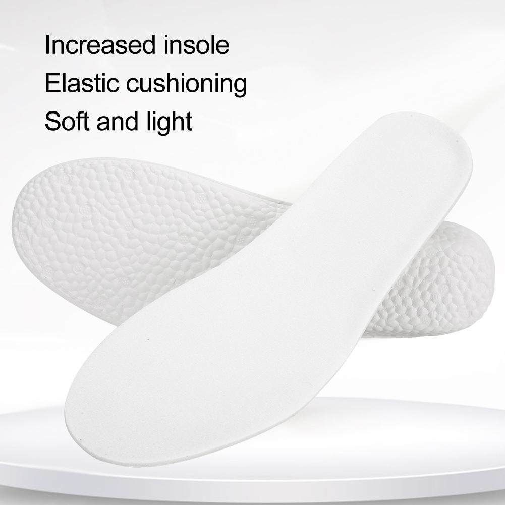 Sports Shock Absorption Increased Insole Soft Elastic Height Increase Foot Pad (2.5cm)