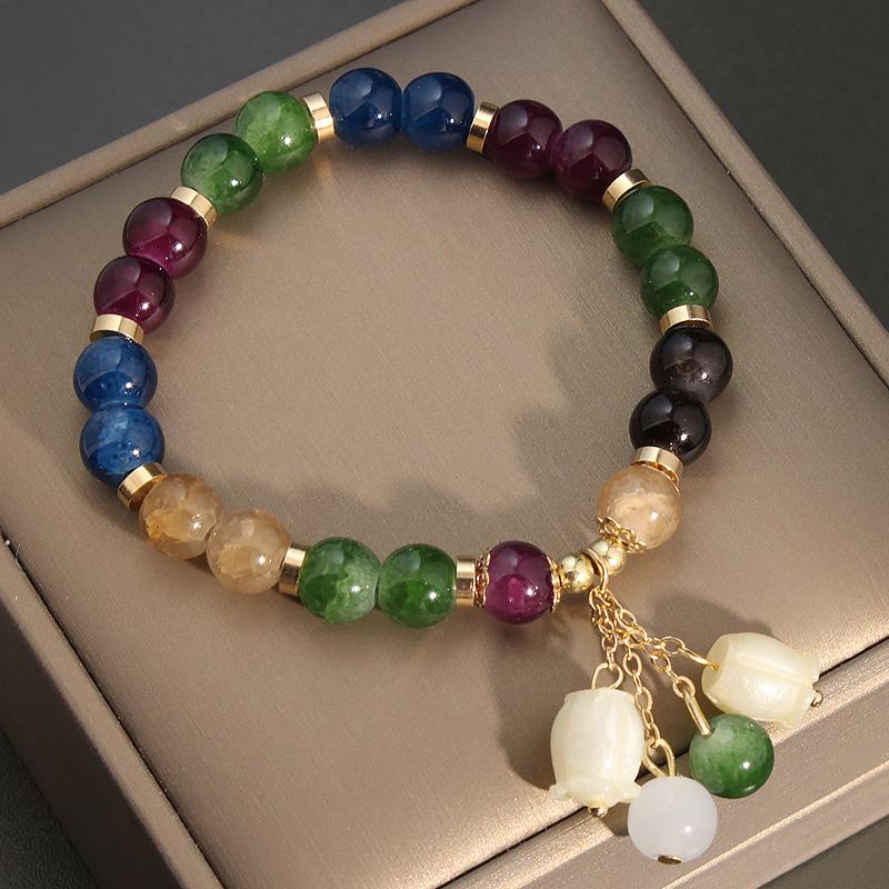 Female Summer Niche Bell Orchid Bracelet