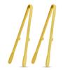 2Pcs Silicone Grill Tongs Non-Stick Food Bread Clip Heat Resistant BBQ Salad Cooking Serving Clamp Steak Pasta Clip For Kitchen