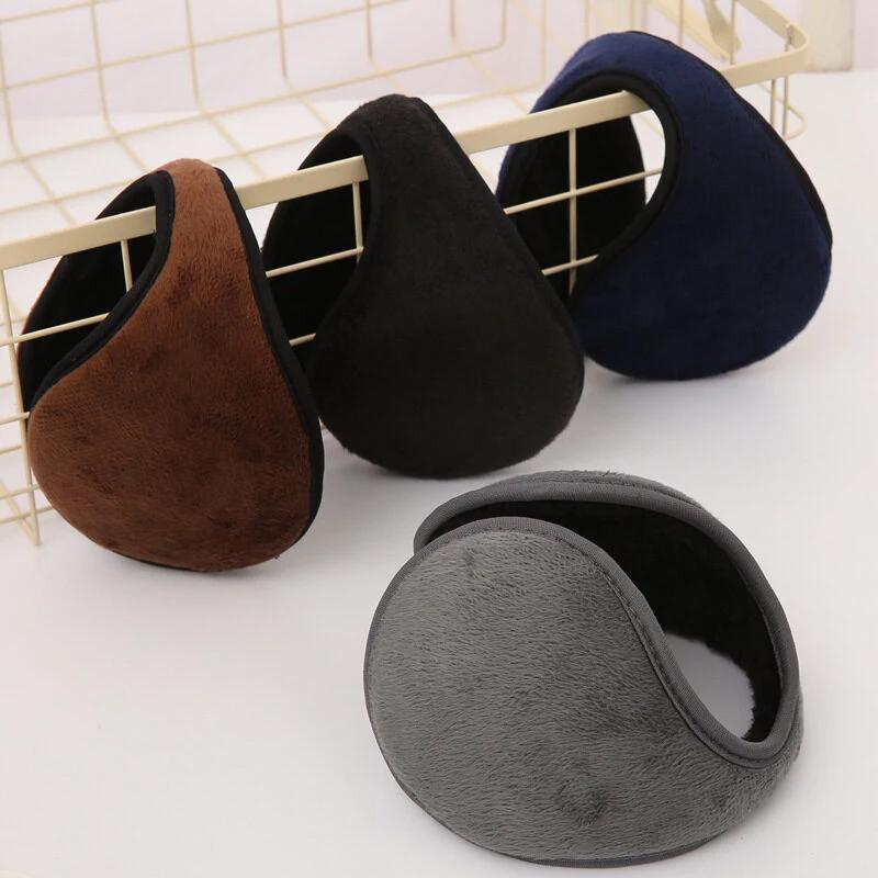 Unisex Winter Warm Fur Earmuffs Outdoor Cycling Skiing Fishing Soft Warmer Fleece Ear Muff for Women Men Apparel Accessories 1Pc
