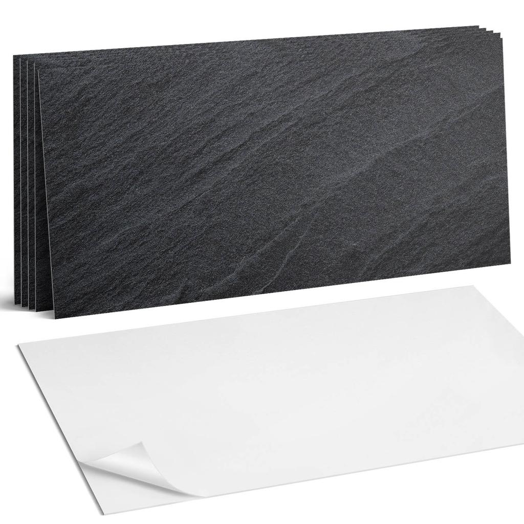 Kafelki Winylowe Z Nadrukiem - Dekoracja Do Sypialni Struktura Kamienia Naturalnego 6X60X30 Cm