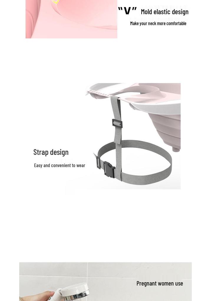 Versatile Shampooing Basin for All Ages: Suitable for Seniors, Pregnant Women, Children, and Patients. Perfect for Home Hair Care.
