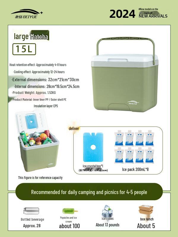 ZISIZ Glass Insulated Cooler Box