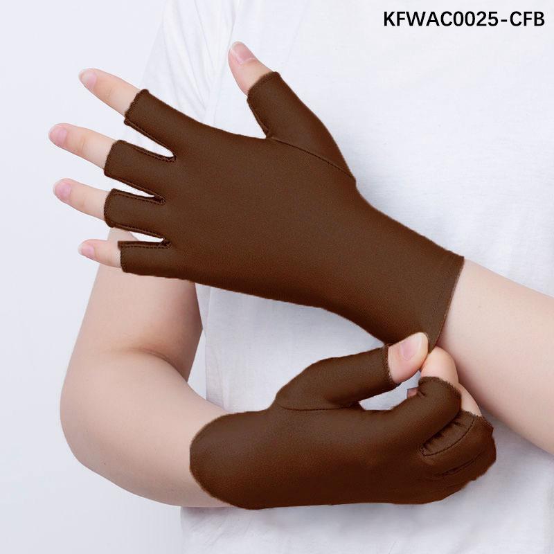 

Тонкие перчатки из ледяного шелка для мужчин и женщин на лето, весну и осень, на полпальца и два пальца для сбора чая, защита от солнца