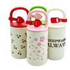 400ml Insulated Water Bottle Handheld Thermos Portable Water Mug Girls