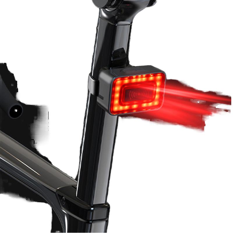 Wave Bicycle Mountain Road Bike Radar Tail Light Battery Seatpost Mount High Brightness Warning Seatpost&35LM красный