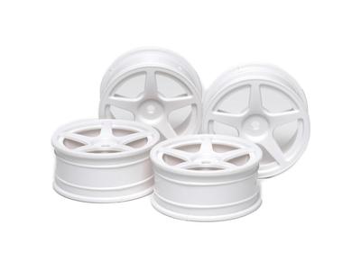 Tamiya Hop-Up OP-471 Medium Narrow 5-Spoke Wheel White