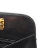 Used Salvatore Ferragamo Gancini Shoulder Bag leather Black Used Women
