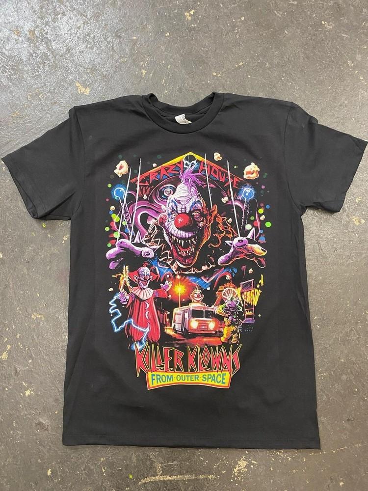 NEW KILLER KLOWNS FROM OUTER SPACE CRAZY HOUSE T SHIRT Unisex T-Shirt XXXL
