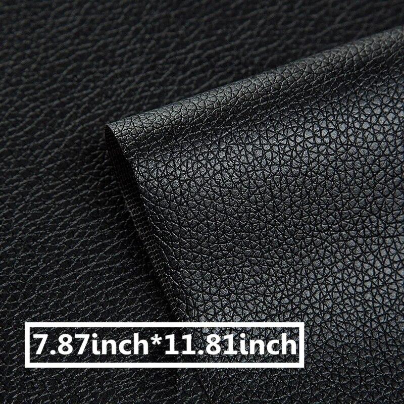 

Ремонтні патчі Самоклеючі шкіряні PU шкіряні тканинні наклейки для шкіряного одягу Диван Автокрісла Меблі Сумки Ремонт липкий 20X30cm чорний