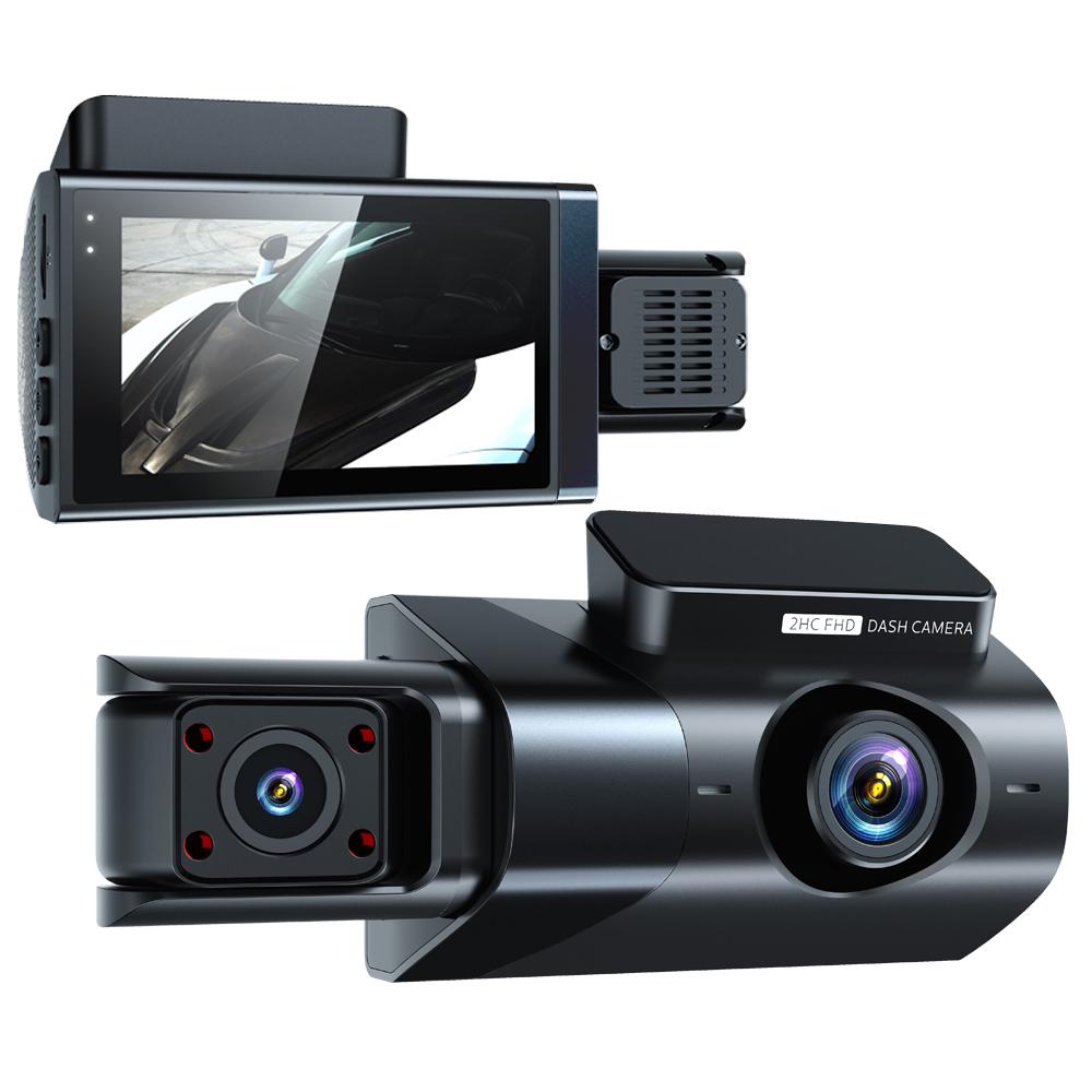 

Y18 3 Channel Dash Cam 120 Degree Loop Recording Night Vision Car Driving Recorder A