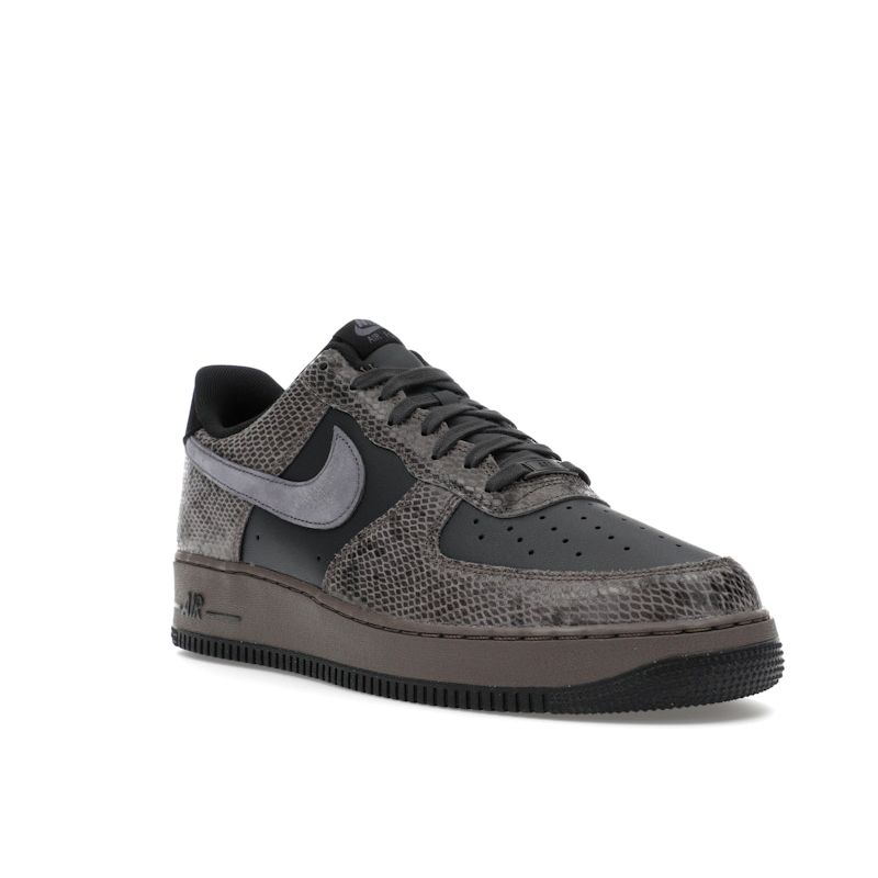 Nike Air Force 1 07 LV8 Snakeskin Pack - Off Noir Men Sneakers Black Light-Carbon Cave-Stone HF2898-001