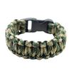 2 Stück Outdoor Taktische Paracord Armbänder Armband Überlebensschnur Seil Geflochtene Armbänder für Camping und Notfälle