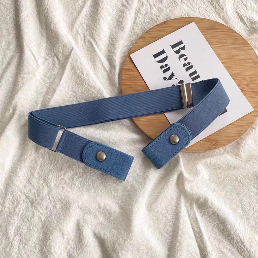 Women's Seamless Elastic Belt for Jeans - Invisible, No-Buckle, Summer Fashion Accessory