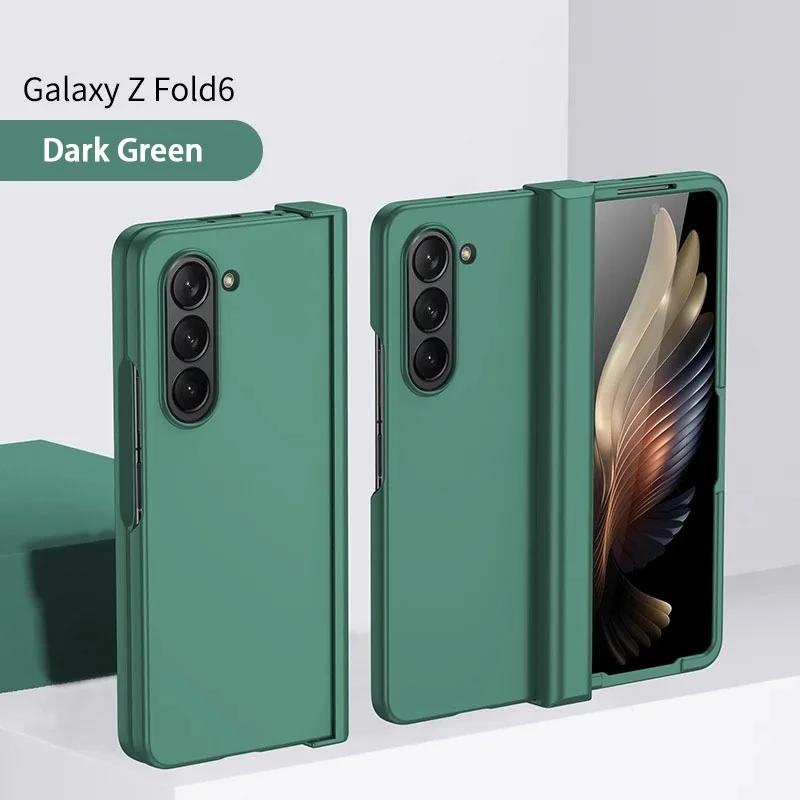Shockproof Hard Shell Hinge Protection Phone Case for Samsung Z Fold 6 5 4 3 Fold6 Fold5 Fold4 Holder Full Protective Back Cover