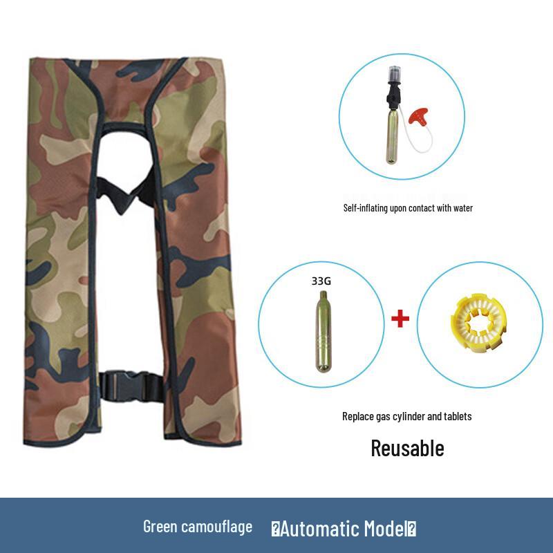 Adult Portable Inflatable Life Vest