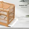 Portable Bird Container Bird Travel Carrier Bird Cage with Handle Large Space Breathable Foldable Bird Cage Set Bird Accessories