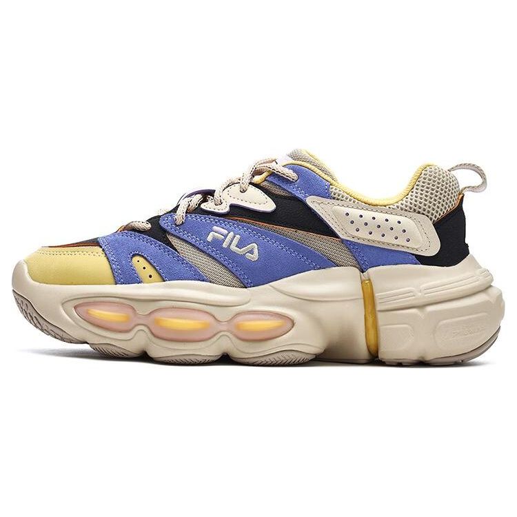 Fila Et Fabric Synthetic Leather Round Toe Lace-Up Sports Low-Top Casual Shoes Women sneakers Pink Black F12W312120FTB