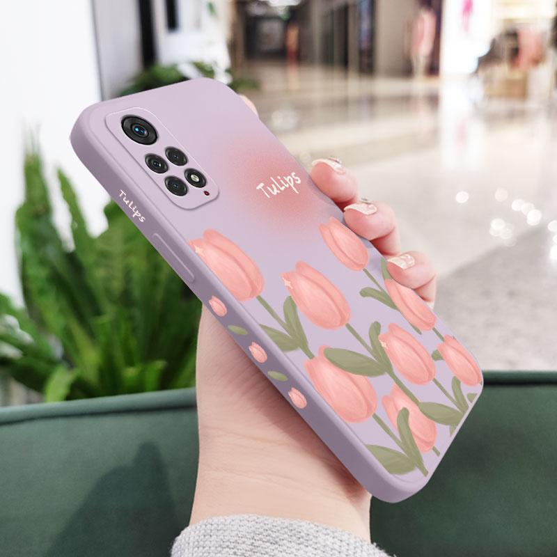 Elegant Tulip Phone Case For Xiaomi Redmi Note 15 Pro Plus 4G 5G Silicone Cover