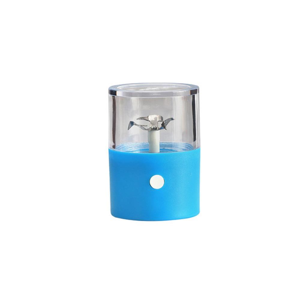 

USB Charging Electric Grinder High Hardness Blade Grass Shredder Pepper Crusher Household синій