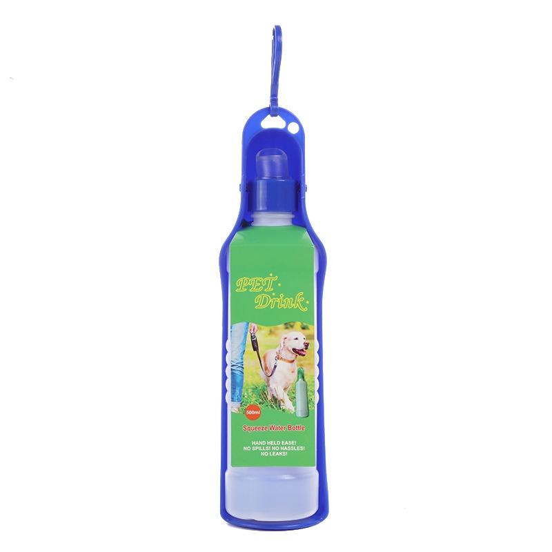 Strapazierfähige Kunststoff-Haustierwasserflasche Automatischer Hundewasserspender Für Outdoor-Aktivitäten Großhandel Haustierbedarf