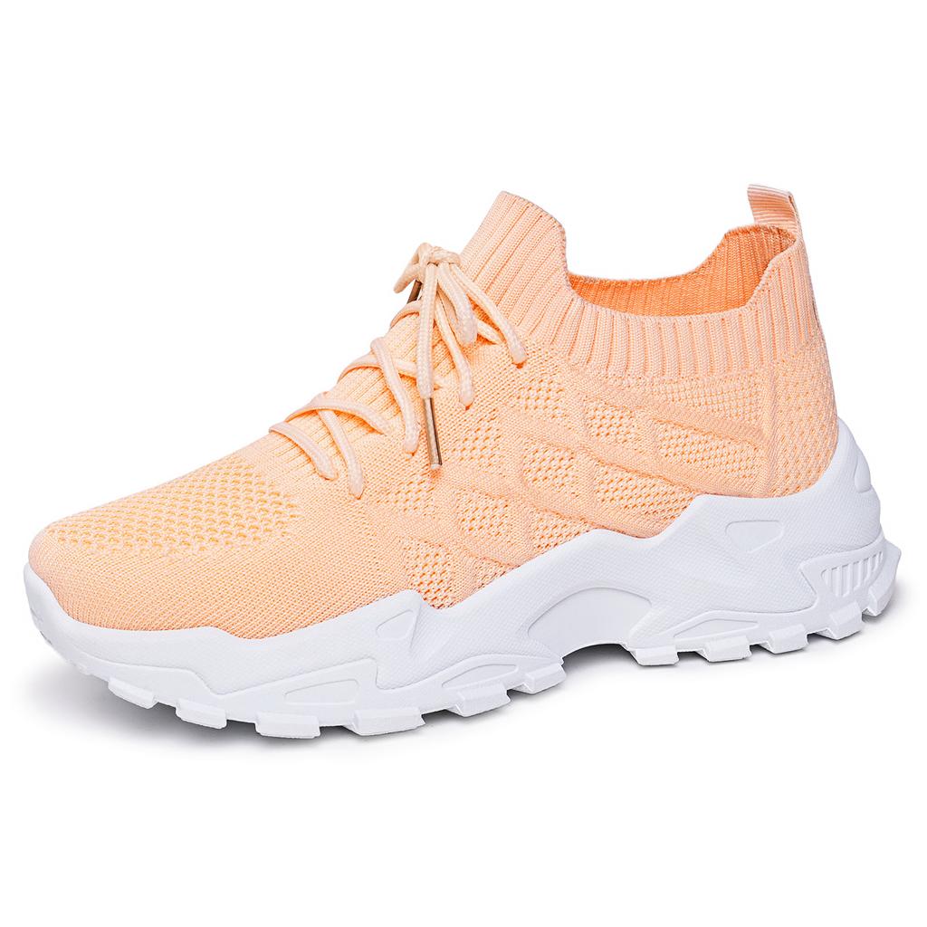 Women Plus Size Platform Sneakers Breathable Anti-Odor Chunky Dad Shoes Comfortable Casual Sports Shoes Lightweight Single Shoes