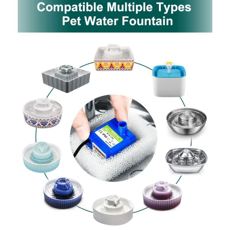 Compact and Portable Pet Water Pump Perfect for Indoor and Outdoor Use Convenient for Cat and Dog Owners on the Trips