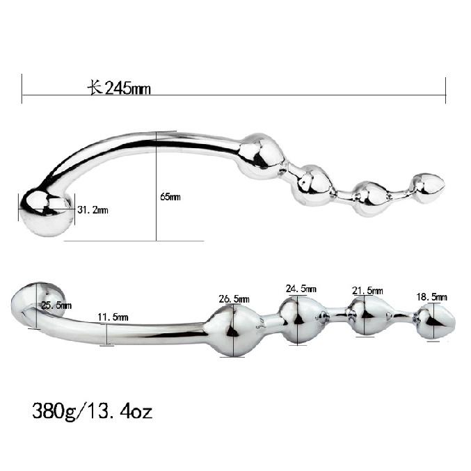 Adult Smsexy Sex Product Metal Sex Product 4-Piece a Kind of Love Toys Massage Prostate Massage Anal Plug S Stick