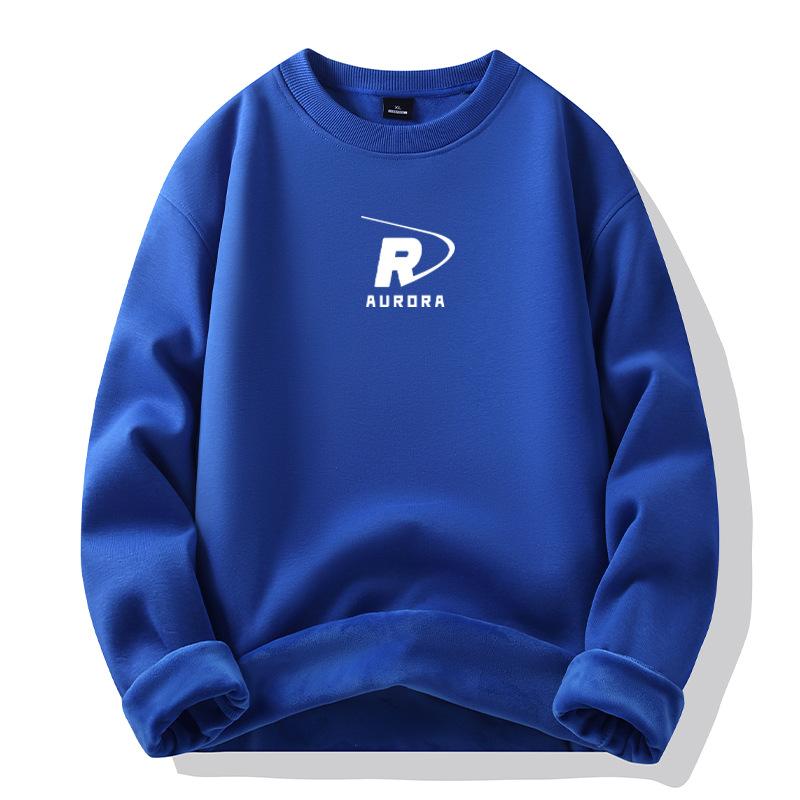 Fashion Men's Sports Hoodie Padded Sweater Autumn and Winter New Cotton Thickened Loose Jacket