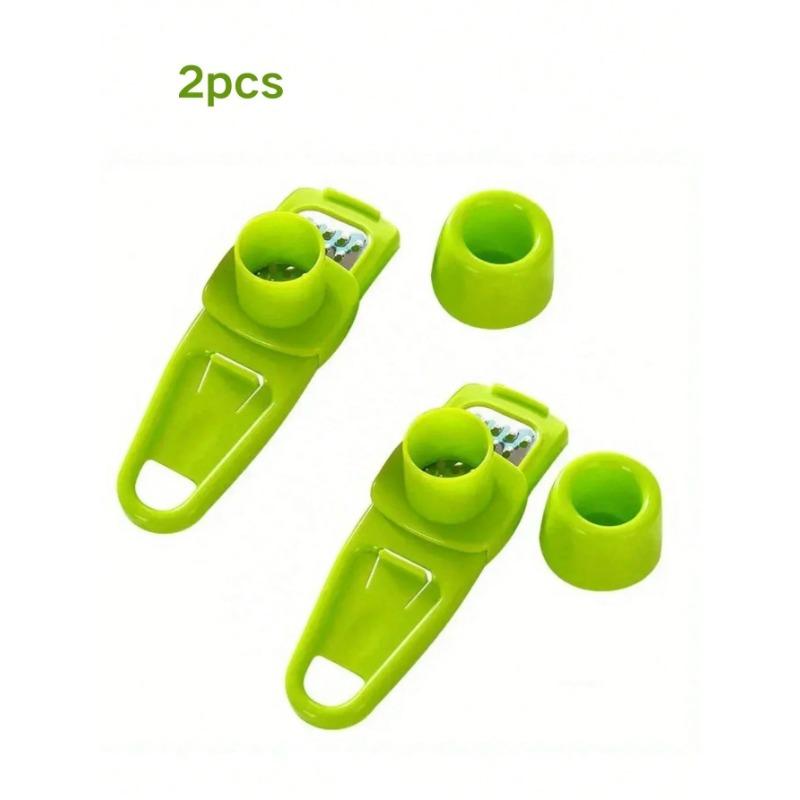 2pc Home Multi functional Garlic Grinder, Manual Garlic Mash Stripping Tool, Creative Kitchen Small Tool