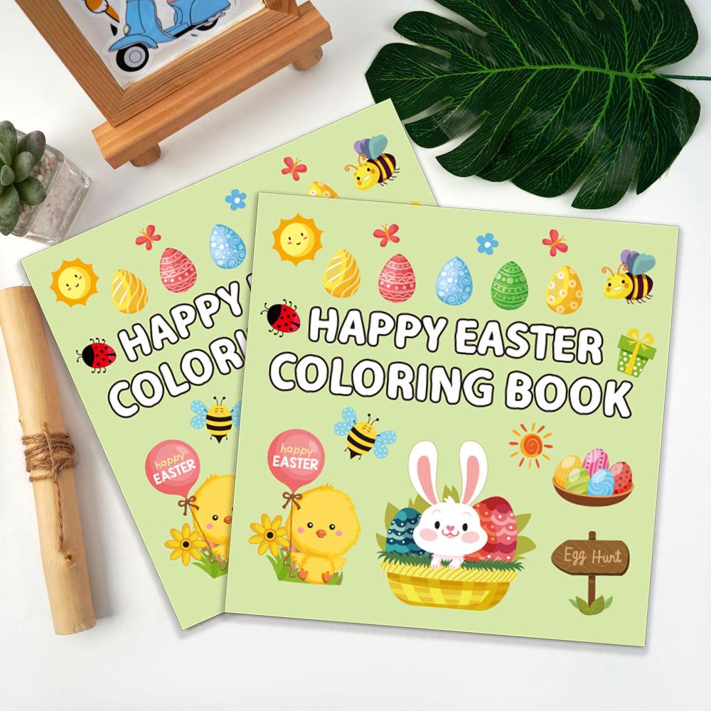 40-Page Fruit & Food Cartoon Doodle Coloring Book for Kids Aged 4+
