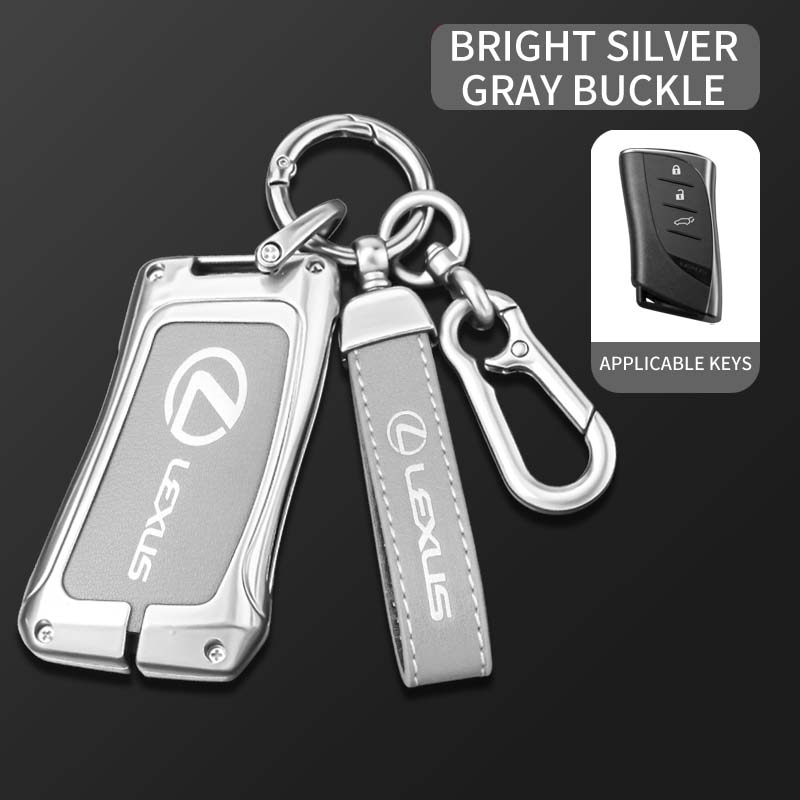 

Zinc Alloy Car Key Case Fob Cover Shell for Lexus UX200 UX250h ES200 ES300h ES350 US200 US260h 2018 2019 Protector Accessories
