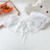 Lace Fake Collar Shoulder for Women Blouse Dress Shirt T-shirt Vest Jacket Detachable Collars Scarf Shawl Decoration Scarves