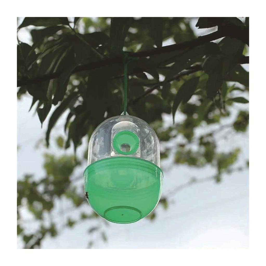 20pcs Reusable Fly Wasp Insect Traps with Rope Outdoor Hanging Fly Killer Asian Hornet Catcher Orchard Insect Trap Pest Control