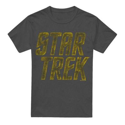 STAR TREK Unisex Adult Distressed Logo T-Shirt