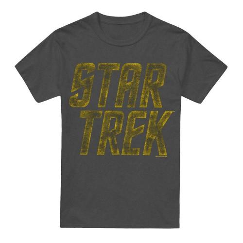 Star Trek Unisex Adult Distressed Logo T-Shirt