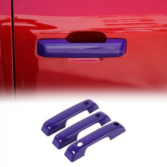 Purple Exterior Door Handle Shell Cover Trim Frame Bezels For Ford Bronco +