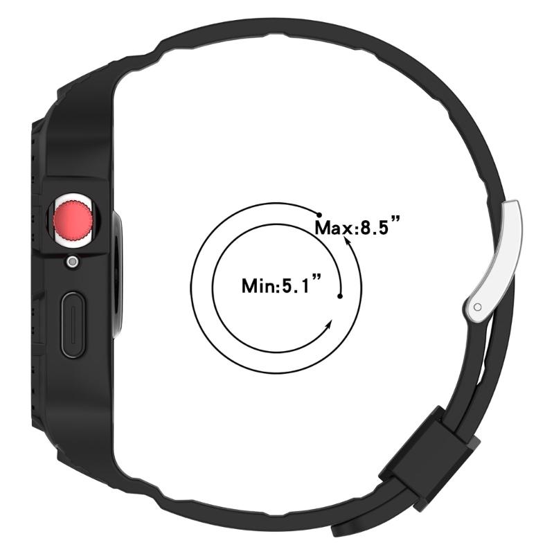 Soft Silicone Watch Bands for Watch Fit 3 Women and Man Sports Watch Bands Integrated Replacement