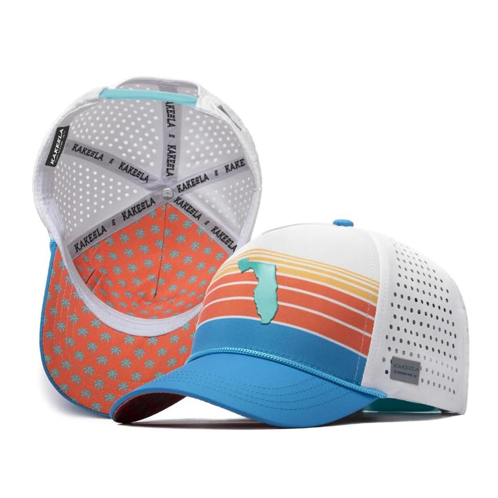 Oem Custom Logo 5 Panel Oxford Dot Waterproof Breathable Sublimation Golf Cap Laser Cut Hole Perforated Quick Dry Performance белый