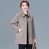 Double-Sided Cashmere Coat for Women - High-End Pure Wool Autumn & Winter Outerwear, Short Mid-Aged Women's Jacket