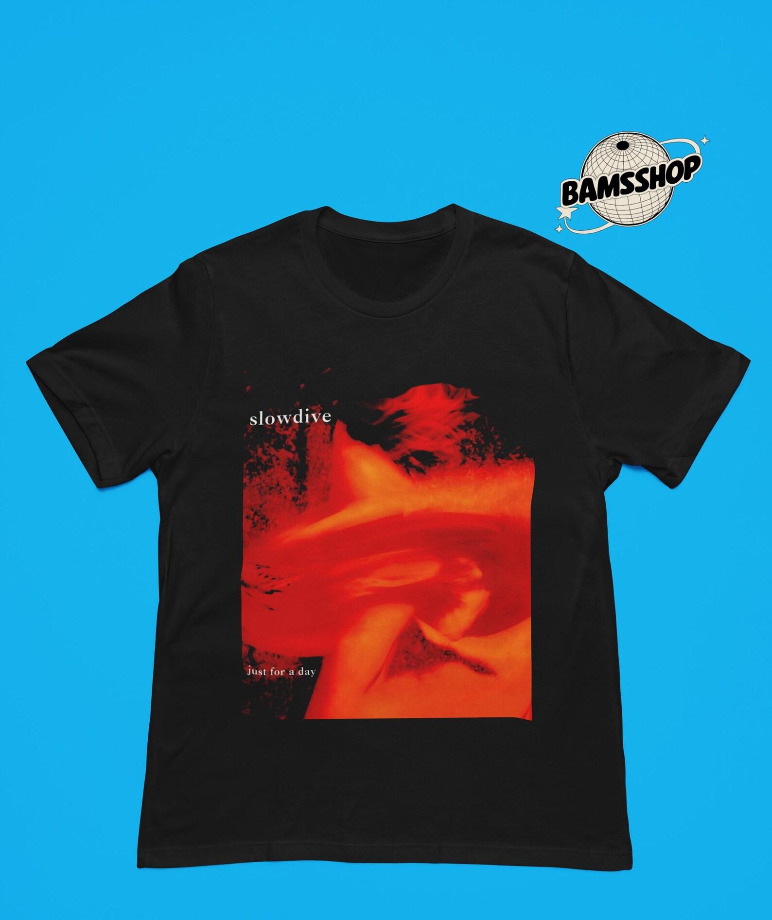 Slowdive Exclusive T-Shirt - Unisex Indie Band Merch - Just For a Day - Music Shirt Apparel Gift - Souvlaki Album S