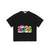Schwarzes T-Shirt mit 2026 Weihnachtsmotivdruck für die Feiertagsfeier